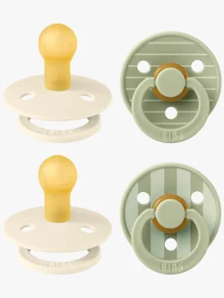 BIBS Sutter & Suttesnore>Studio Colour Sut 4-pak Latex Str. 1, Pin Ivory Vanilla/Pin Sage