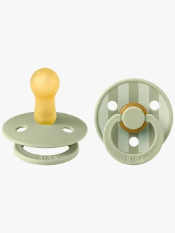 BIBS Sutter & Suttesnore>Studio Colour Sut 2-Pak Latex Str. 2 Rund, Pin/Sage Mix