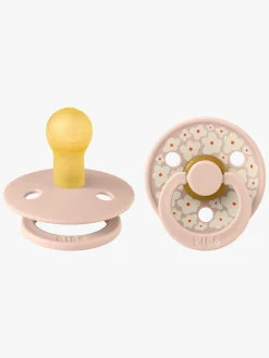 BIBS Studio Colour Sut 2-Pak Latex Str. 1 Rund, Jasmine/Blush Mix