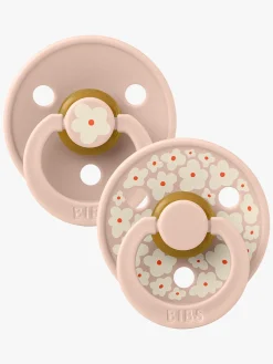 BIBS Studio Colour Sut 2-Pak Latex Str. 1 Rund, Jasmine/Blush Mix