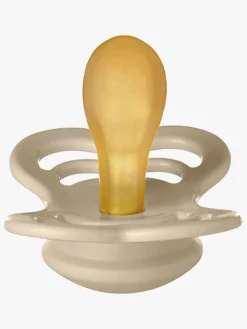 BIBS Supreme Sut 2-pak Latex Str. 1, Vanilla/Dark Oak