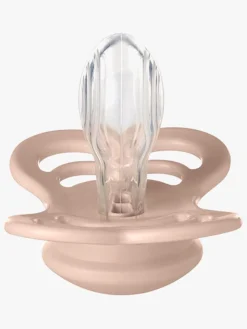 BIBS Sutter & Suttesnore>Supreme Sut 2-pak Silikone Str. 2, Ivory/Blush