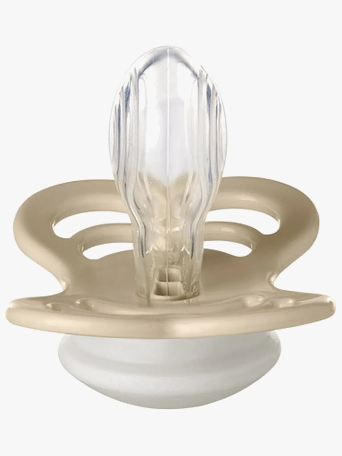 BIBS Sutter & Suttesnore>Supreme Sut 2-pak Silikone Str. 2, Blush Glow/Vanilla Glow