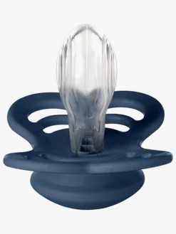 BIBS Supreme Sut 2-pak Silikone Str. 2, Cloud/Steel Blue