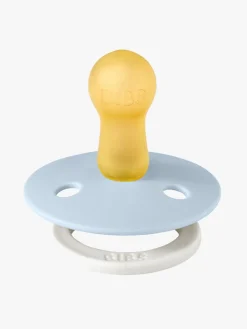 BIBS Sut Colour 2-pak Latex Str. 2, Iron Glow/Baby Blue Glow