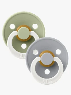 BIBS Sutter & Suttesnore>Sut Colour 2-pak Latex Størrelse 1, Sage Glow/Cloud Glow