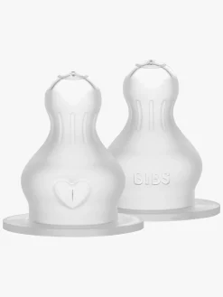 BIBS Spisetid>Sut til Sutteflaske Silicone 2-pak Thick Flow