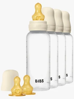 BIBS Spisetid>Sutteflaske Latex 4-pak 270 ml, Ivory