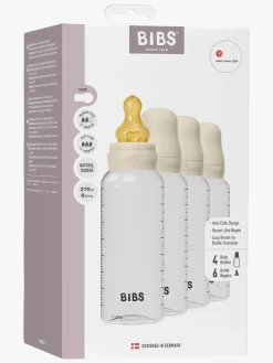 BIBS Spisetid>Sutteflaske Latex 4-pak 270 ml, Ivory