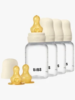 BIBS Sutteflaske Latex 4-pak 150 ml, Ivory