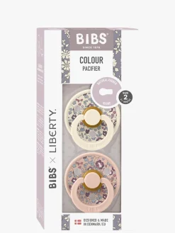 BIBS Sutter & Suttesnore></noscript>x Liberty Colour Sut 2-Pak Latex Str. 2 Rund, Eloise/Blush Mix
