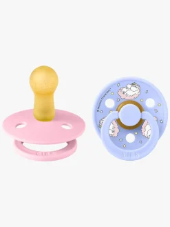 BIBS Sutter & Suttesnore>x Moomin Colour Dreaming Sut 2-pak Latex Str. 2, Baby Pink