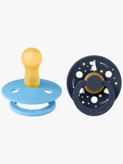 BIBS Sutter & Suttesnore>x Moomin Colour Good Night Sut 2-pak Latex Str. 2, Breeze