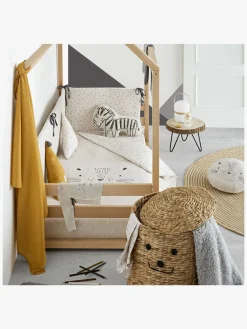 Børn BimbiPirulos Sengetøj></noscript>BimbiCasual Sengerand & Pudebetræk, White/Linen