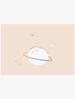 BimbiPirulos Interiør*Casual Vægdekoration 4-Pak Univers, Lilla