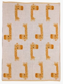 Børn BizziGrowin Interiør>Bizzi Growin Strikket Tæppe Aio Baby, Gilbert Giraffe