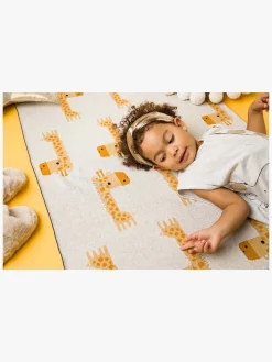 Børn BizziGrowin Interiør>Bizzi Growin Strikket Tæppe Aio Baby, Gilbert Giraffe