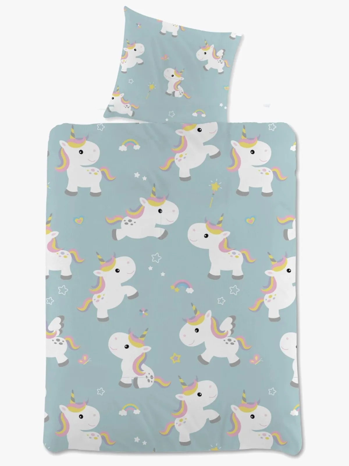 Børn Bjorna Unicorn Sengesæt 140x200