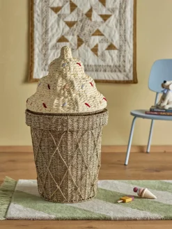 Bloomingville Opbevaring*Cillie Opbevaringskurv, Natur