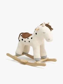Bloomingville Gyngeheste & -Dyr*Merlen Gyngehest, Hvid