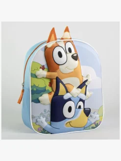 Børn Bluey Tasker>3D Rygsæk, Lyseblå