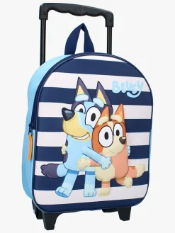 Børn Bluey Tasker>3D Trolley Rygsæk Oh Happy Days, Blå