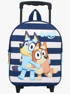 Børn Bluey Tasker>3D Trolley Rygsæk Oh Happy Days, Blå
