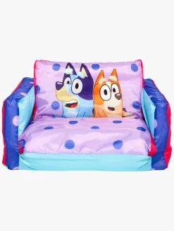 Børn Bluey 2-i-1 Oppustelig Flip Out Sofa, Lyserød/blå