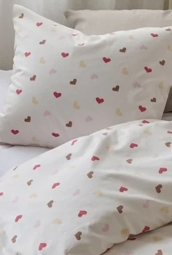 Børn Borgans Borganäs Sengesæt Hjärtrud 150x210, Beige