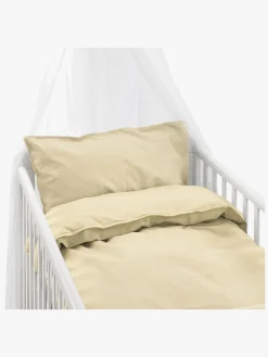 Borgans Sengetøj*Borganäs Sengesæt Tremmeseng Humble 100 x 130 2-delt, Gul