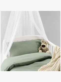 Børn Borgans Sengetøj>Borganäs Sengesæt Tremmeseng Rolling 100 x 130 2-delt, Grøn