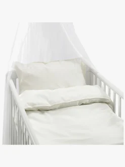 Børn Borgans Borganäs Sengesæt Tremmeseng Humble 100 x 130 2-delt, Hvid
