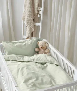 Børn Borgans Borganäs Sengesæt Tremmeseng Humble 100 x 130 2-delt, Grøn