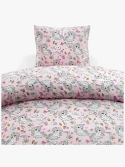 Børn Borgans Borganäs Sengesæt 150x210 Enhjørning, Pink