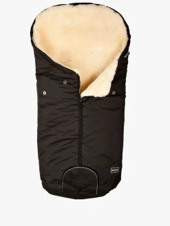 Bozz Køreposer*Lammeskindskørepose Klippet, Black/Nature Sort/Beige