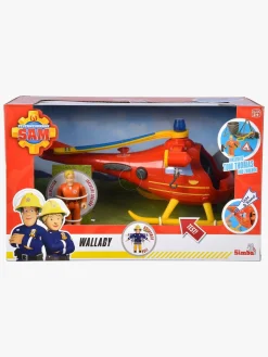 BrandmanSam2 Legetøjsbiler & -Fartøjer*Brandmand Sam Helikopter med Figur Wallaby