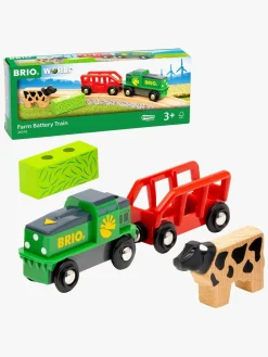Brio Togbaner & Legeborde>36018 World Farm Batteri Traktor
