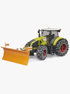 Bruder Legetøjsbiler & -Fartøjer>Claas Axion 950 Traktor med Snekæde & Plov