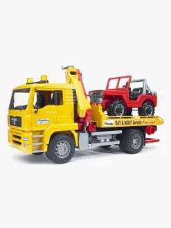 StanleyJr Legetøjsbiler & -Fartøjer*Bruder MAN TGA Kranbil m. Jeep