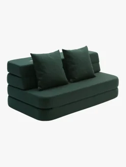 Børn KlipKlap Børnemøbler>by 3 Fold Sofa, Deep Green