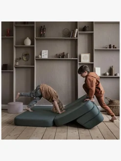 Børn KlipKlap Børnemøbler></noscript>by 3 Fold Sofa, Deep Green