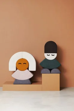 Børn KlipKlap Interiør>by Mr. Half Circle Face, Beige