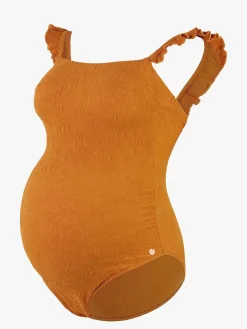 CacheCoeur Tøj Til Mor*Maldives Graviditetsbadedragt, Cumin Orange