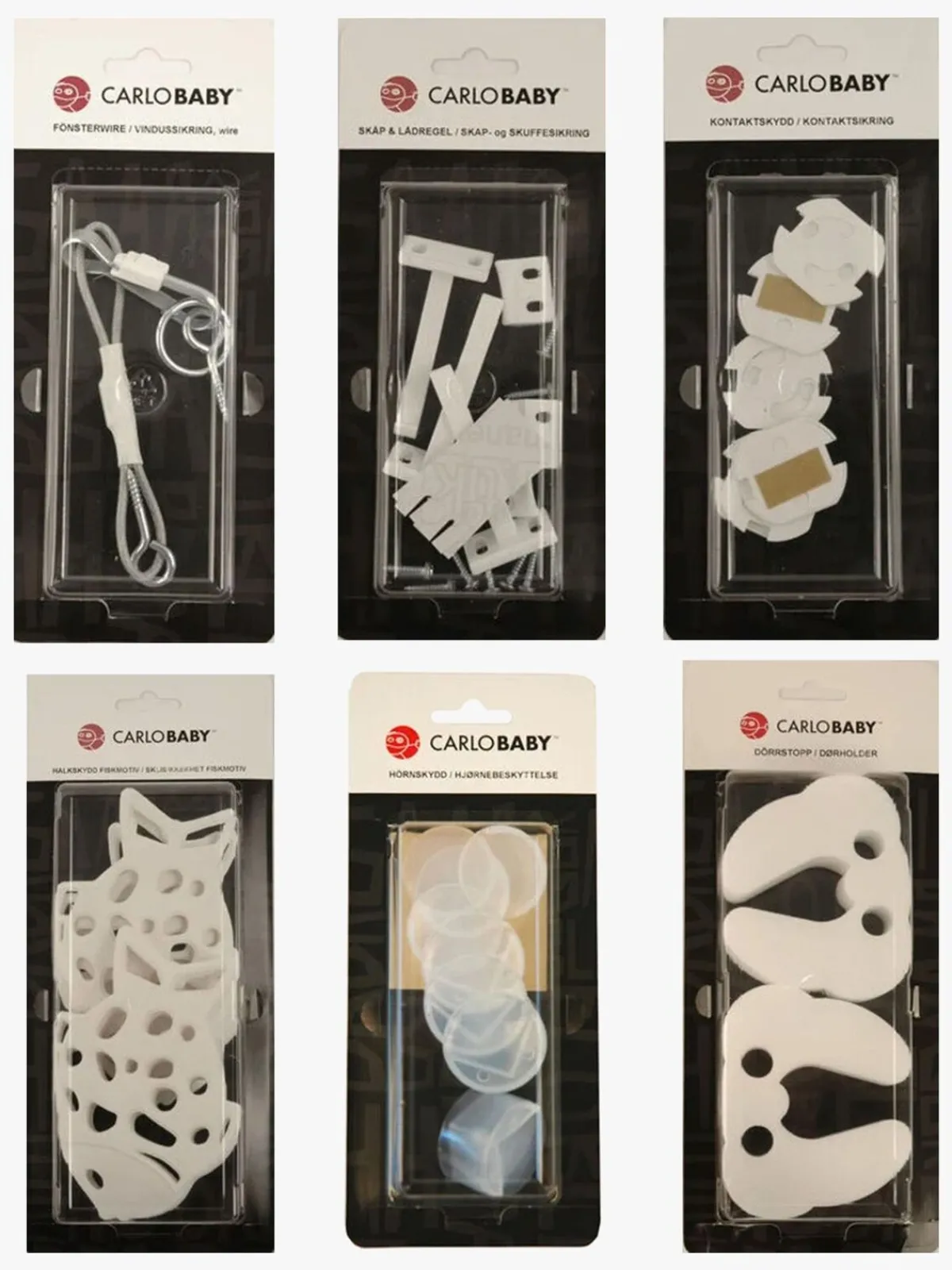 CarloBaby Sikkerhed>Hjemmesikkerhedspakke Stor