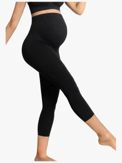 Carriwell Graviditetsleggings 3/4, Sort