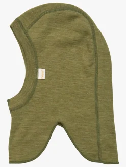 Børn CeLaVi Elefanthue Uld, Loden Green Melane