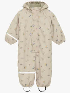 Børn CeLaVi Regntøj> Foret Regndragt, White Pepper