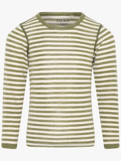 Børn CeLaVi Overdele|Uldtøj>Trøje, Loden Green Melange