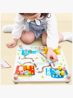 ClassicWorld Trælegetøj*Classic World City 2 in 1 Pathfinder Trælegetøj