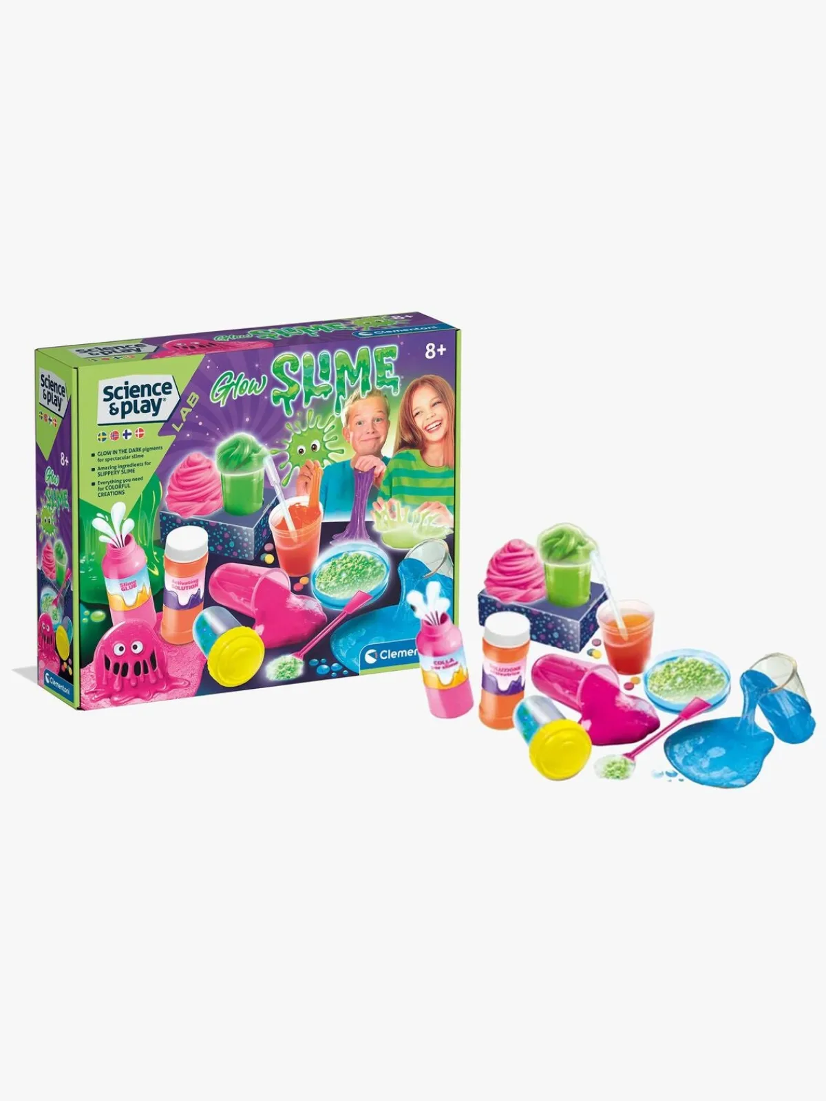 Clementoni Eksperimenter & Videnskab*Science & Play Slimesæt